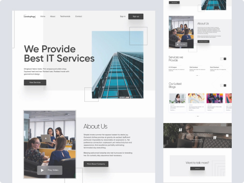 Скриншот сайта IT Solution Provider